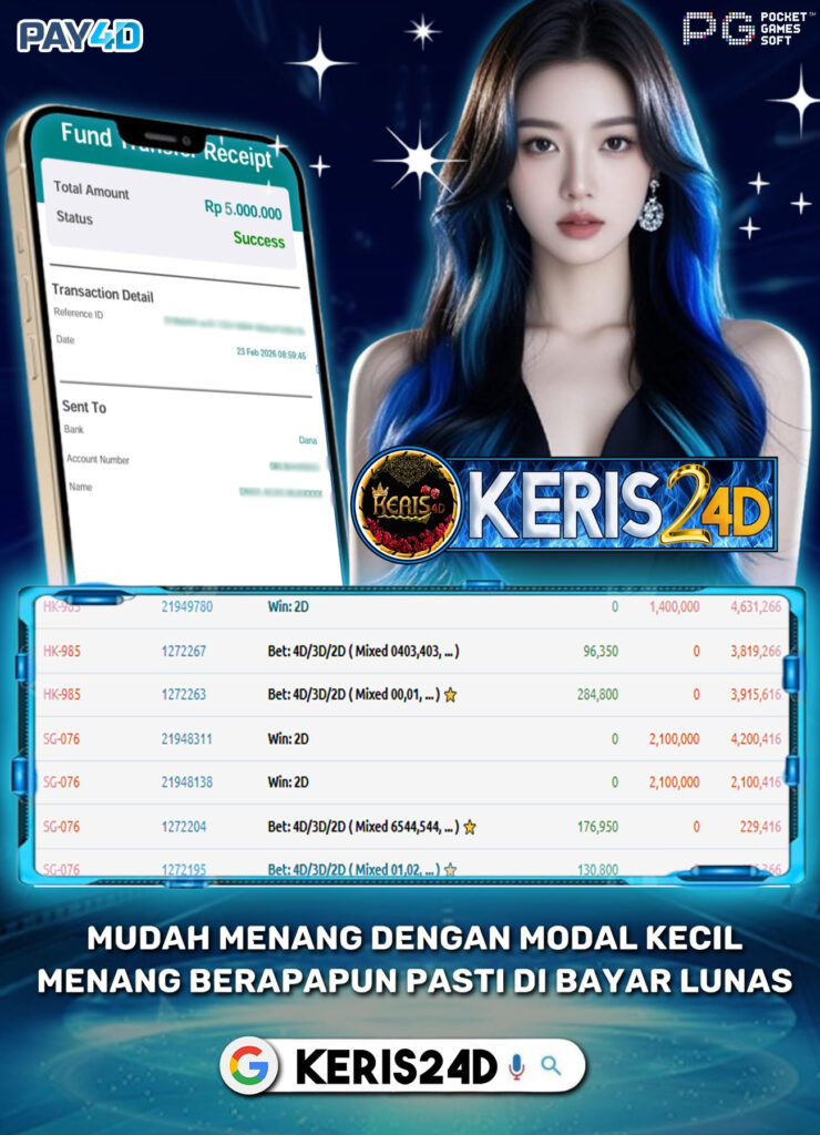 JACKPOT TOGEL SGP & HK 23 FEBRUARI 2026