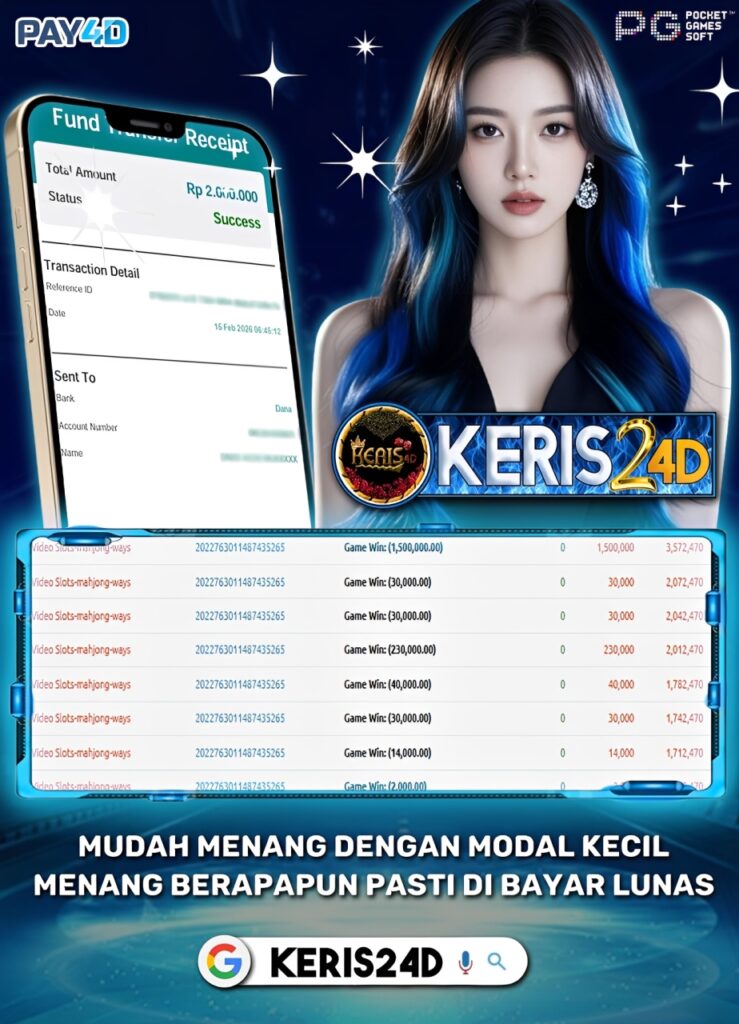 JACKPOT SLOT MAHJONG WAYS 15 FEBRUARI 2026